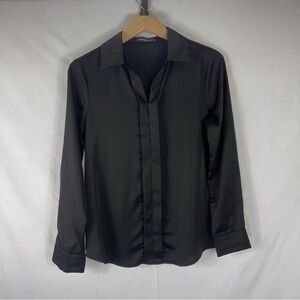 Allegra K Classic Black Shirt
